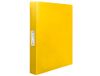 Liderpapel Ordner met 4 ringen, 25 mm, gemengd, polypropyleen, DIN A4, neongeel