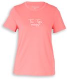 Tom Tailor - T-shirt met logo-print - Maat L - soft coral pink