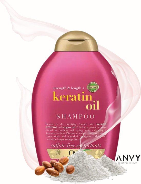 Organix Shampoo a-Break Keratin Oil - 385 ml