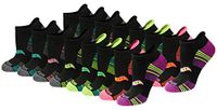 Saucony 16 paar Performance Heel Tab Athletic sokken voor dames zwart, schoenmaat: 5-10