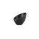 Asami-Ware-kommen, Asami-Ware Black Melamine Asymmetrical Bowls - 6 Pieces