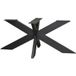 WGXL Collection Spinpoot 180 cm - 15 x 5 cm - Zwart - Metaal
