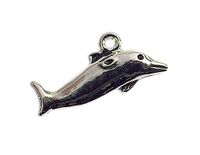 INNSPIRO NICE CHARMS metalen hanger, dolfijn, 23 x 10 mm, 25 stuks
