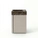 Saniclass Chaci Toiletmeubelset - 40x65cm - 1 deur - 1 kraangat - rechts - fontein dark emporador - mat cotton (beige)