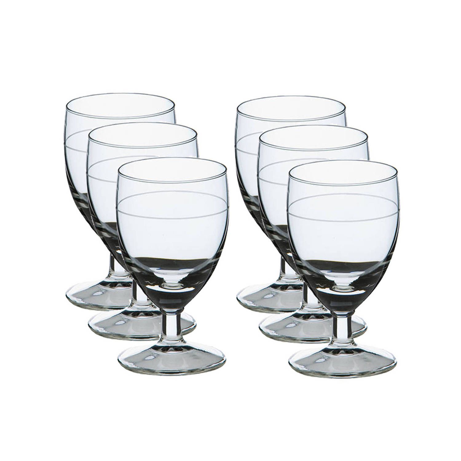 Royal Leerdam Gilde serie Likeur/borrelglazen - 35 ml - 12 stuks