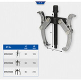 Brilliant Tools Universele trekker 2 armen, 6"