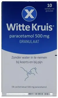 Witte Kruis Paracetamol 500mg Granulaat