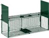 Outsunny Piège à animaux - Acier - 80x25x30cm - Vert