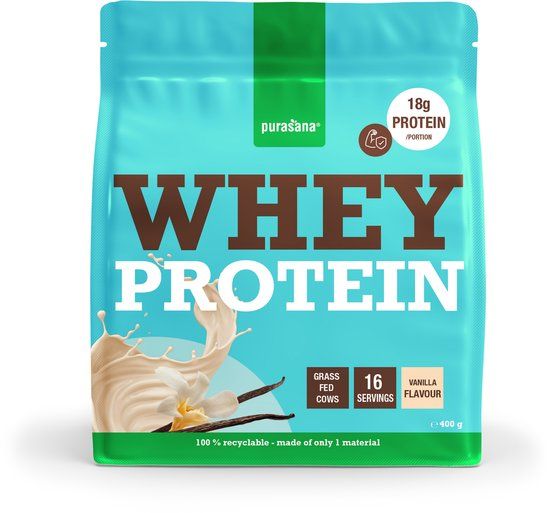 Purasana Whey proteine vanille 400 gram