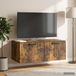 Maison Exclusive - Meuble TV mural chêne fumé 78,5 x 41 x 30 cm bois d'ingénierie