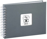 Hama Fine Art Fotoalbum - Grijs - 50 Pagina's - 10x15 cm - Spiraalband