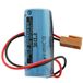 Fanuc batterie lithium CR17450E-R, type A, LX98L-0031-0012, avec câble et connecteur
