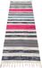 Art & Rugs Tapis de yoga en coton biologique - tissé à la main, antidérapant et épais - adapté à divers entraînements de yoga et de fitness à domicile - confortable et extra long - 60 x 180 x 3 mm