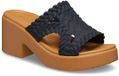 Crocs Brooklyn Wedge Sandalen Zwart Matlite LiteRide Dames 39/40