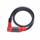 Qloc Security TRIBE SPORT GROUP SAS Kabelslot Qloc rood/zwart