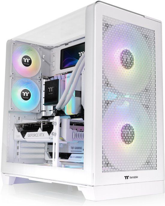 Thermaltake View 390 Air Mid - PC Case - Gehard Glas - 2x120mm PWM Ventilator - Wit