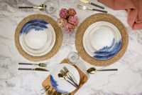 Merkloos / Sans marque Asir - Dinerset - 24-delig - Veelkleurig - Porselein