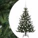 vidaXL Kunstkerstboom met kerstbal 120 cm 150 LED's Warmwit