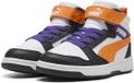 PUMA Puma Rebound V6 Mid AC+ PS Unisex Sneakers - PUMA White-Orange Glo-PUMA Black