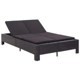 VidaXL 46241 Lit d'extérieur noir