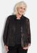 Goldner Meshblouse Elegante metallic blouse met overhemdkraag