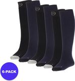 Apollo (Sports) Chaussettes de ski enfant - Uni - Unisexe - Bleu - 31/34 - Pack de 6