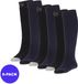 Apollo (Sports) Chaussettes de ski enfant - Uni - Unisexe - Bleu - 31/34 - Pack de 6