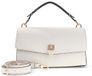 GUESS Patsie Top Handle Flap Bag Cream White crème