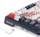 REDRAGON K686AK-RGB-PRO EISA clavier RF sans fil + USB Bleu marine, Blanc