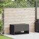 vidaXL Opbergbox voor buiten 100x55x55,5 cm poly rattan zwart