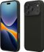 kwmobile telefoonhoesje geschikt voor Apple iPhone 17 Pro Max - Hoesje met siliconen coating - Smartphone case in mat zwart