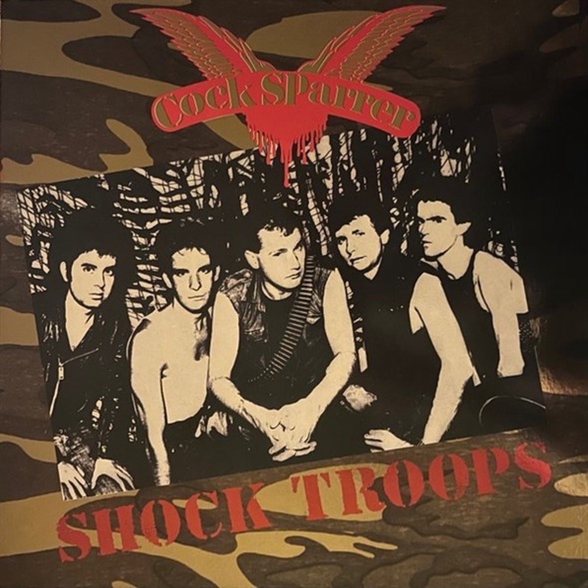 Sonic Rendezvous Cock Sparrer - Shock Troops (LP) (Gold Foil Sleeve)