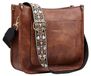 Solidchoice - Sac bandoulière vegan en cuir synthétique pour femmes, avec bandoulière réglable