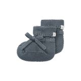 Noppies baby katoenen gebreide babyslofjes - blauw