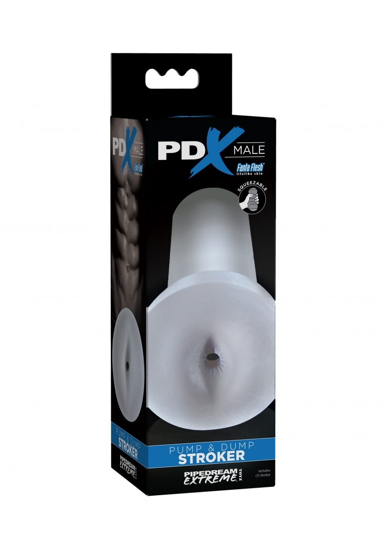 PDX Elite PDX Male Pump & Dump Stroker (Clear)