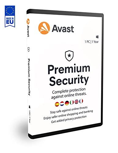 DEISATECH Avast Premium Security for Windows 2022 - 1 PC - 1 Year - Box