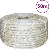 vidaXL Touw 6 mm 50 m 100% sisal