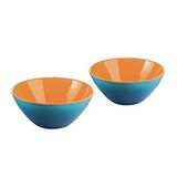 Guzzini My Fusion 2 schalen blauw/oranje