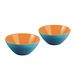 Guzzini My Fusion 2 schalen blauw/oranje