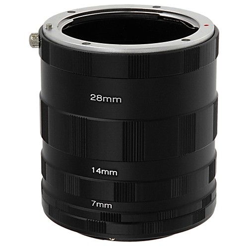 Fotodiox McroTbeNikF Camera Lens Adapter - Black - Aluminum
