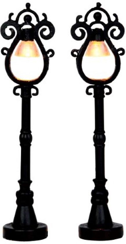 LEMAX - Parisian Street Lamp, Set Of 2, B/O (4.5V) - Meerkleurig
