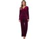 Pastunette Premium Huispak/Pyjama Burgundy Dream Velours Bordeaux Maat 36