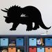 Ambiance Sticker Schoolbordsticker - uitwisbare zelfklevende muurstickers - KENTROSAUR SILHOUETTE - 30x55cm