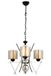 Opviq Moderne chrome kroonluchter