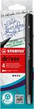 STABILO Fineliner dr!ver medium assorti 5 stuks