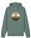 Watapparel Sweatshirt 'Geometric Landscape 2' groen / spar