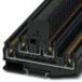Phoenix Contact 3211888 Borne de passage de fusible 6,2 mm Connexion à ressort Push-Lock Noir 50 pièce(s)
