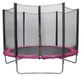 Trampoline de jardin pour enfants - Trampoline rond - Diamètre 1,83 m - Filet de sécurité 1,63 m de haut - Adapté à l'extérieur, pour l'entraînement de l'équilibre et du mouvement - Noir