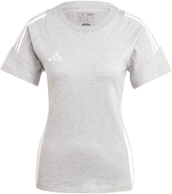 adidas teamwear adidas Dames Tiro 24 Sweat Tee Grijs - Maat S