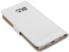 Mumbi Folio Case Wit Kunstleer voor Samsung Galaxy S6 Edge